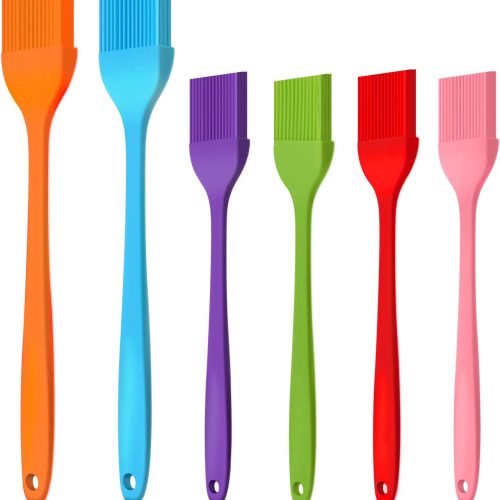Silicone Basting Brush Set, Heat Resistant, For Sauce, Marinade, BBQ, Baking And Grilling